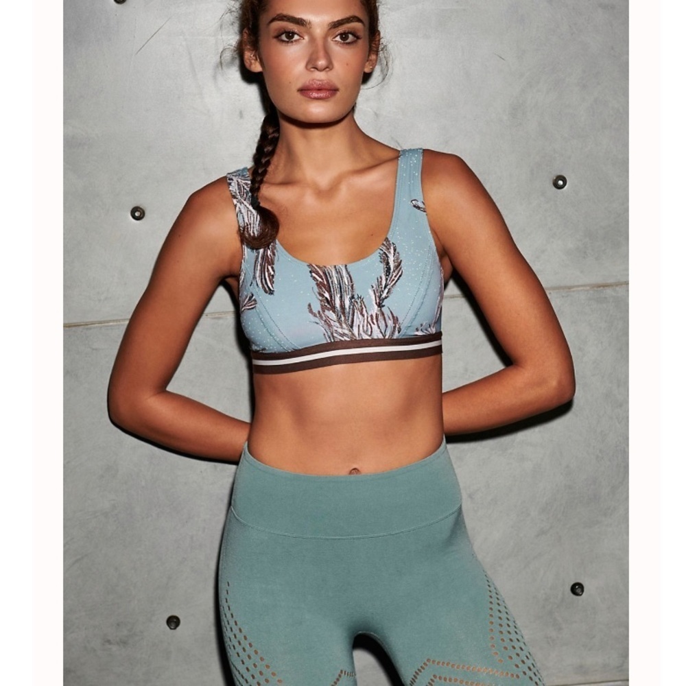 NWT Free People Serene Printed Sports Bra Size‎ XS